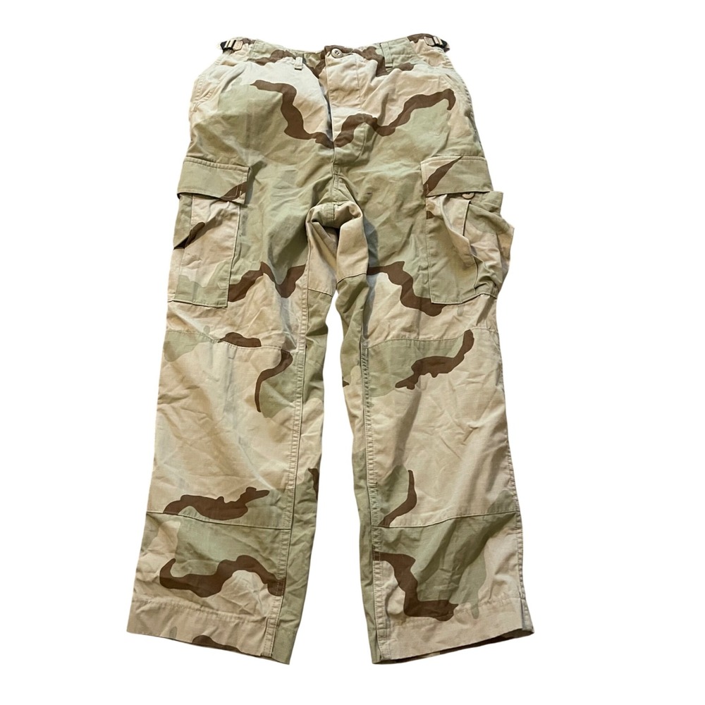 US Military Desert Camo Cargo Pants Small X-small Ripstop Tactical Trouser
